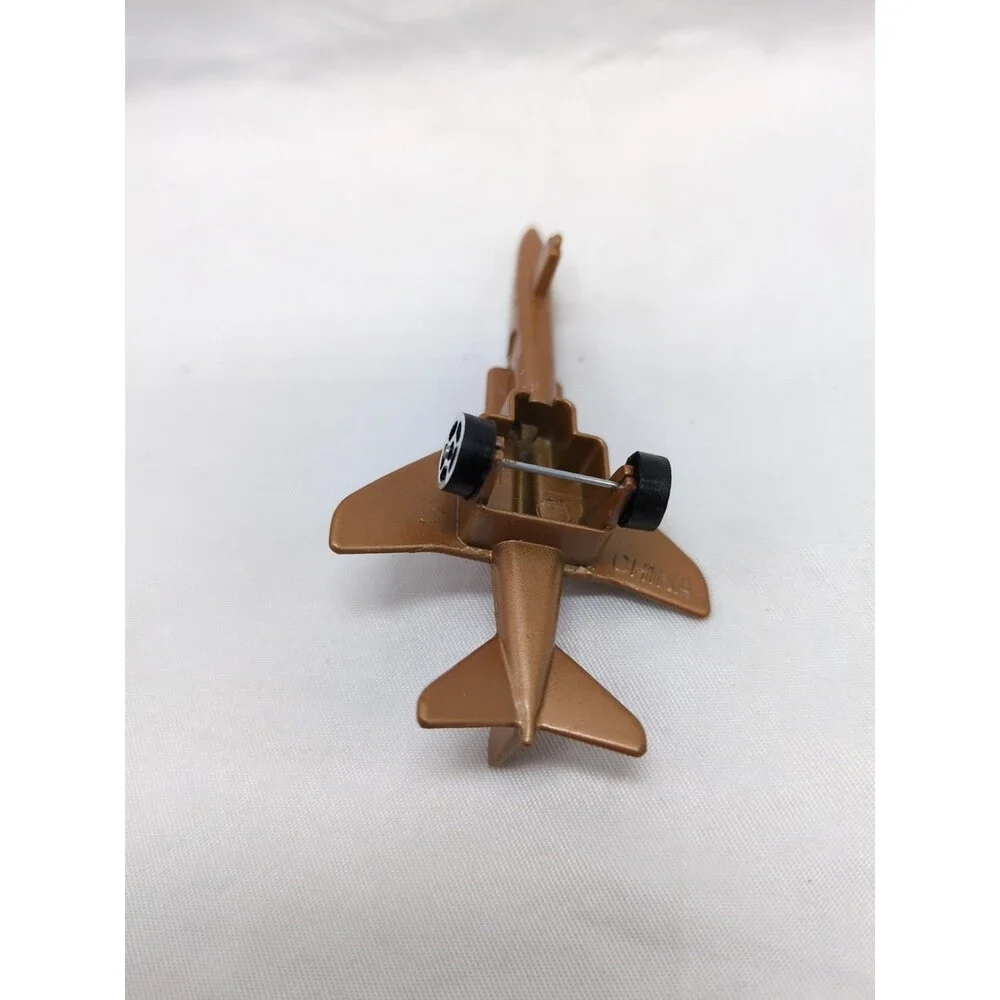 Vintage Green Military Fighter Jet Toy 3